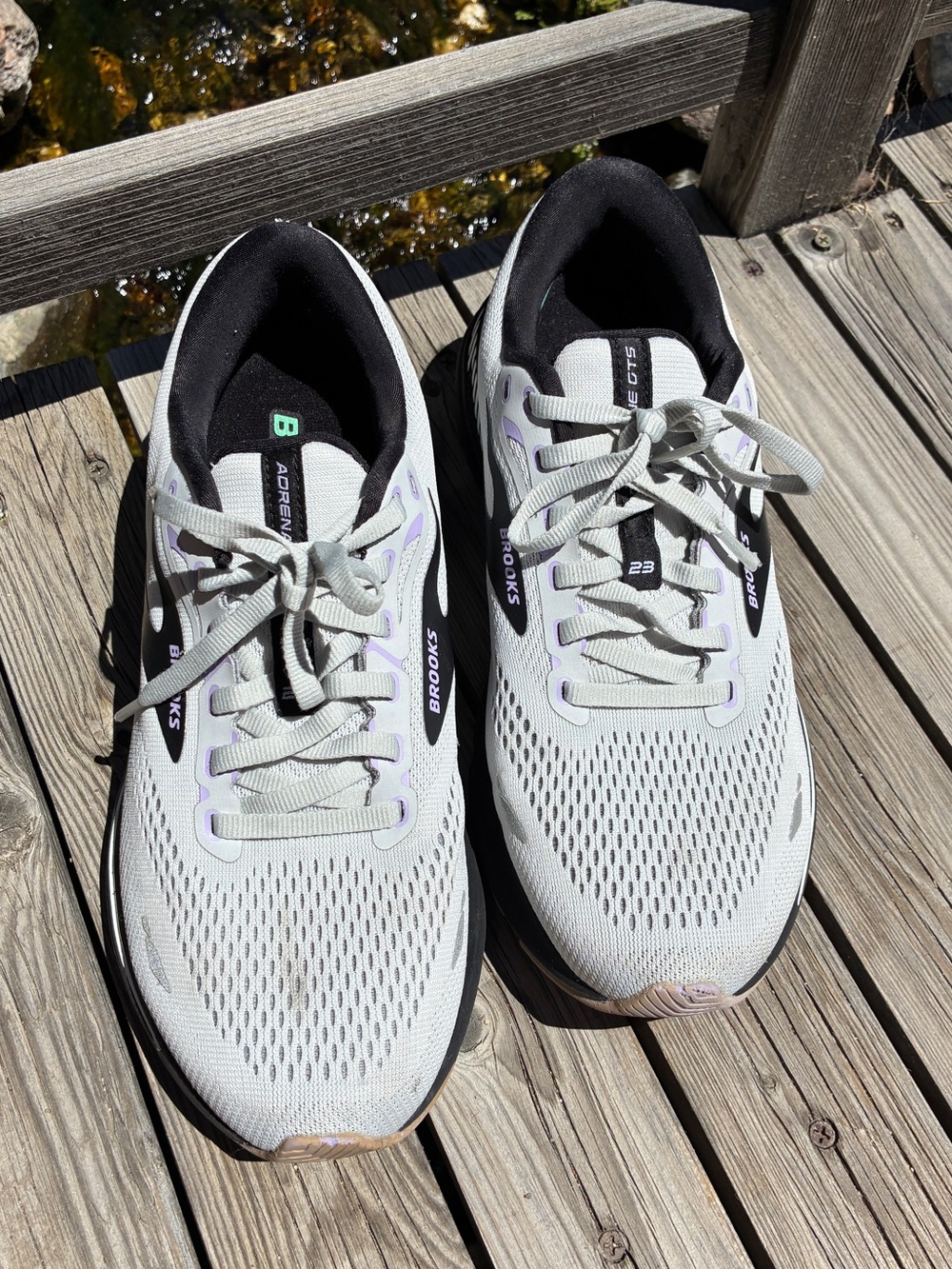 Brooks Women's Adrenaline GTS 23 running shoes. Size 10 Wide